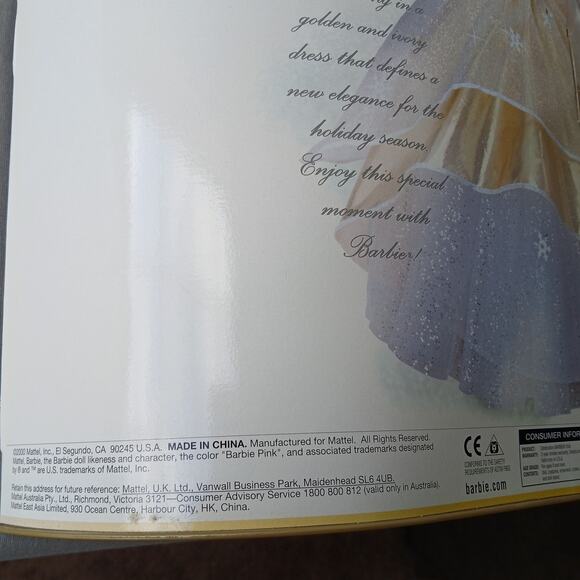 Celebration Barbie Doll Special 2000 Edition NIB NRFB 28269 Vtg Y2K gold blond - Picture 3 of 7